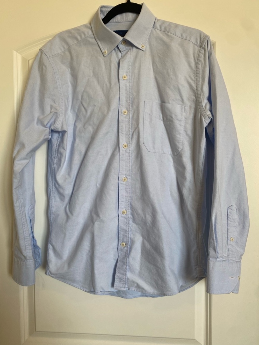 David Donahue Pale Blue Button-Down Dress Shirt